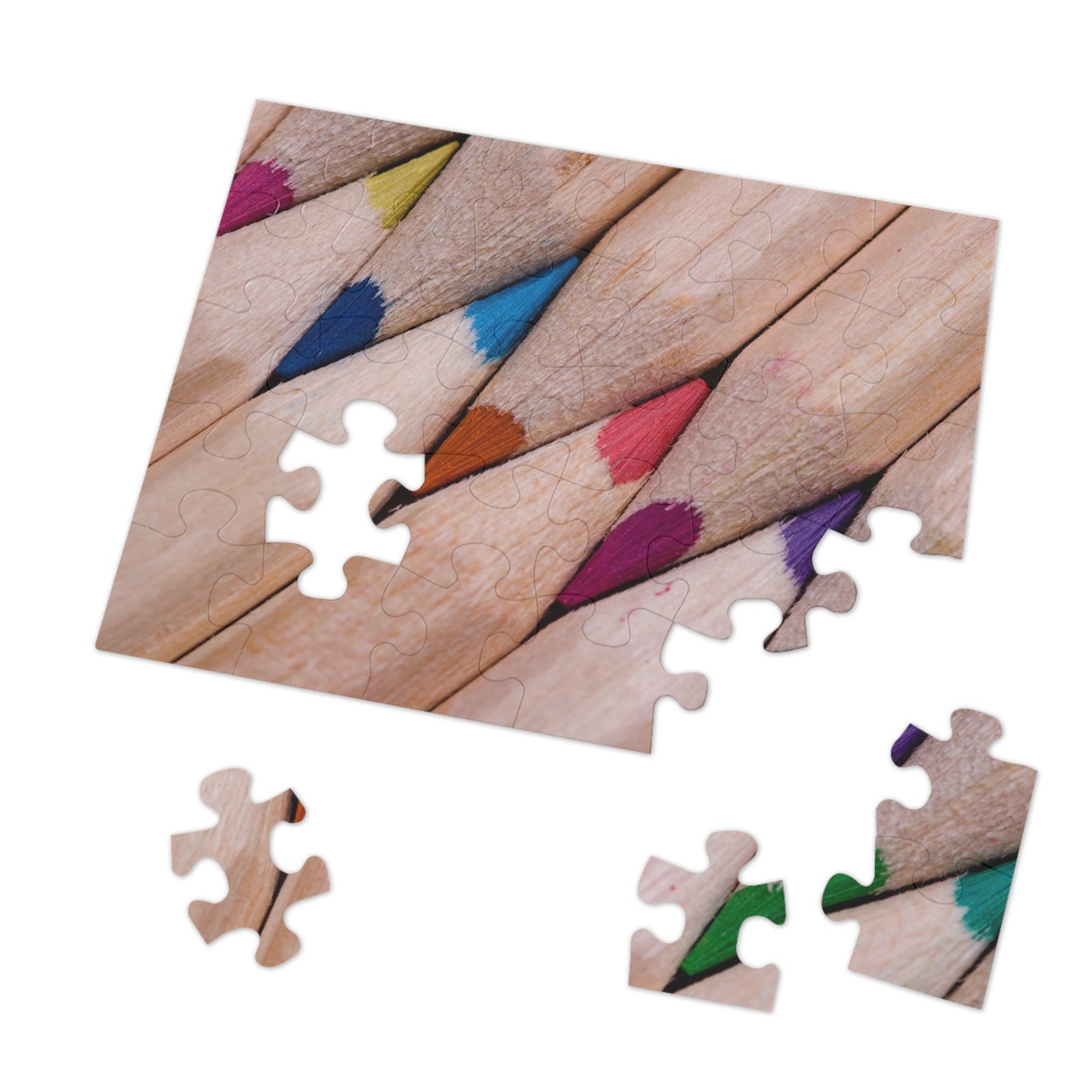 Colored Pencils  Jigsaw Puzzle (30, 110, 252, 500,1000-Piece)
