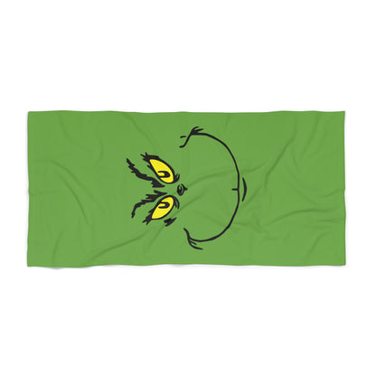 The Grinch Beach Towel