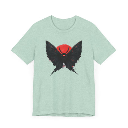 Mothman Graphic Tee - Unisex Jersey Shirt for Nature Lovers