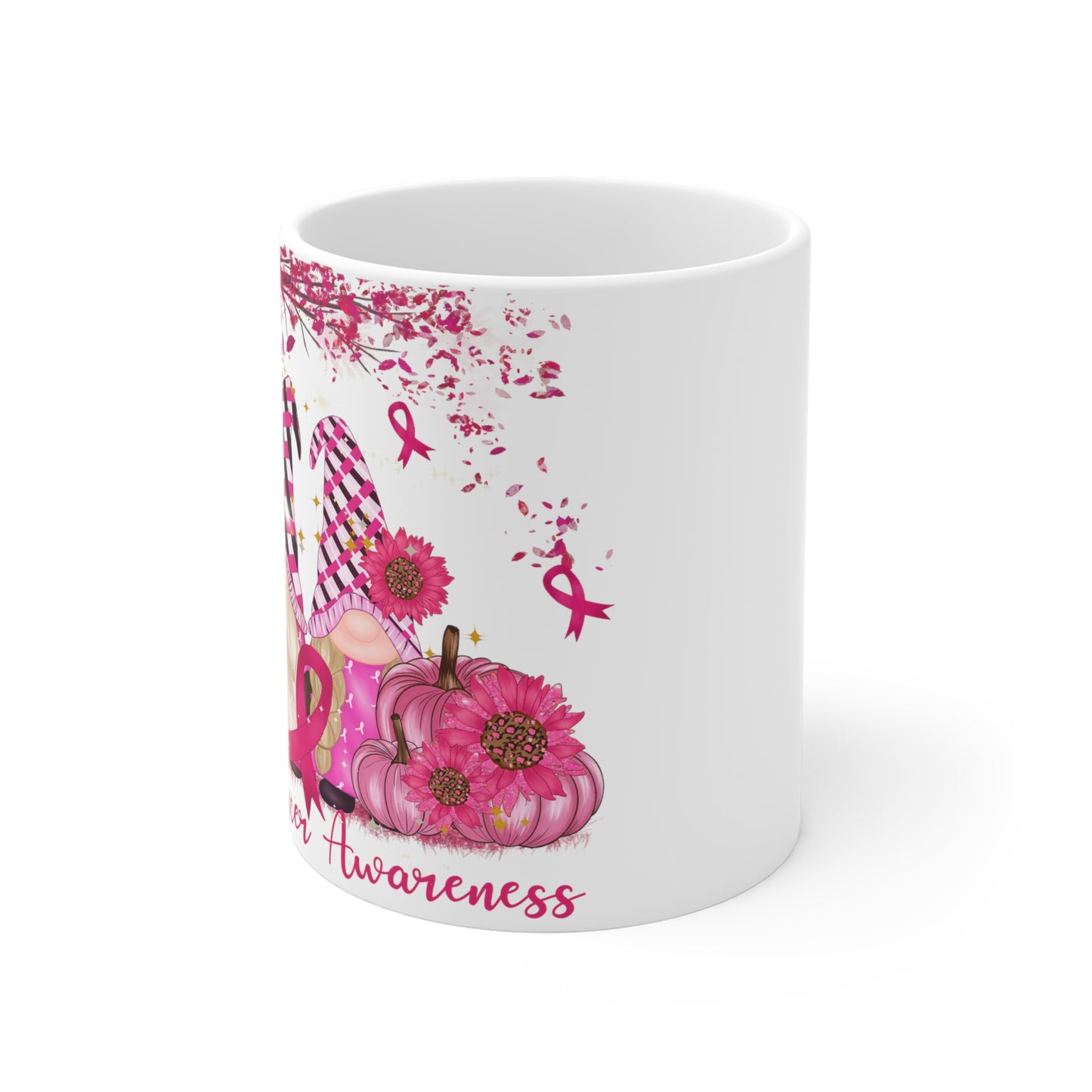 Breast Cancer Awareness Gnomes Ceramic Mugs (11oz\15oz\20oz)