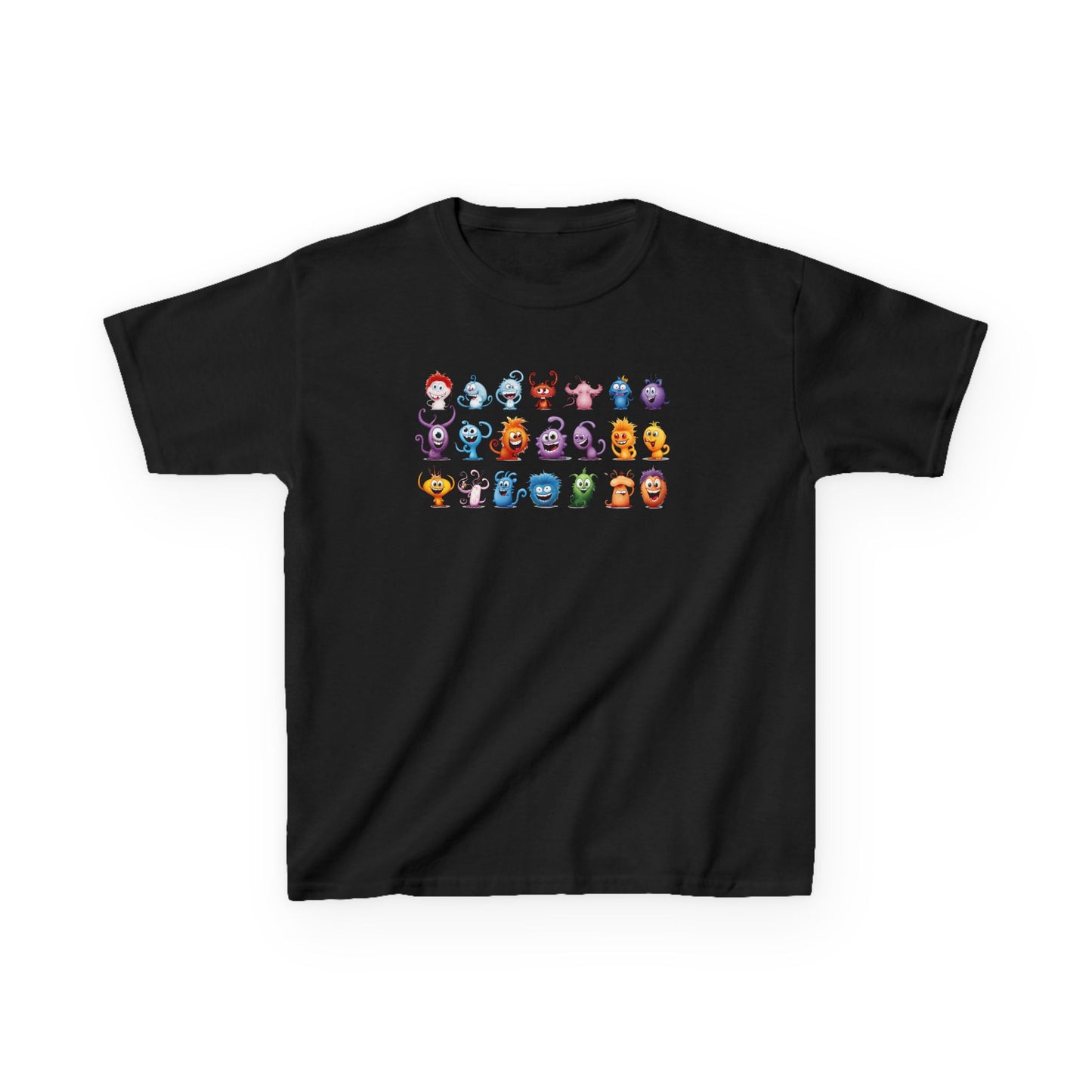 Super Cute Monsters, Halloween Tshirt, Funny Tshirts for Kids, Kids Heavy Cotton™ Tee