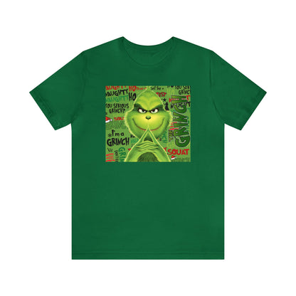 Mr Grinch  Unisex Jersey Short Sleeve Tee