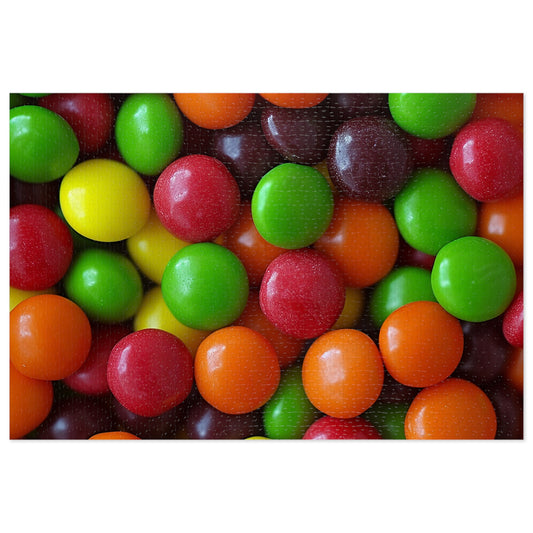 Colorful Skittles Jigsaw Puzzle (30, 110, 252, 500,1000-Piece)