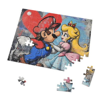 Mario and Princess Love Jigsaw Puzzle (30, 110, 252, 500,1000-Piece)