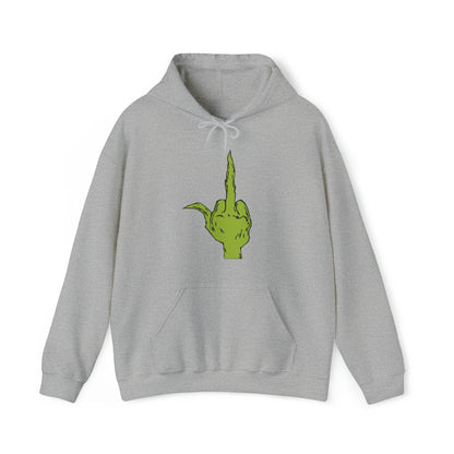 Grinch Middle Finger  Unisex Heavy Blend™ Hooded Sweatshirt