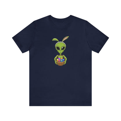 Alien Easter  Unisex Jersey Short Sleeve Tee