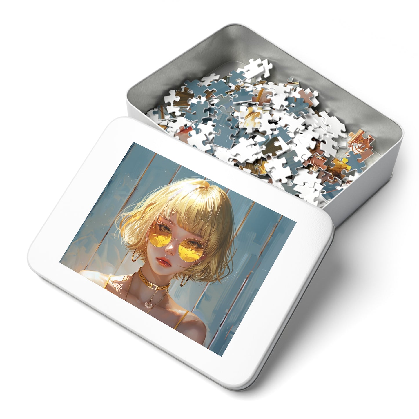 Young Anime Girl  Jigsaw Puzzle (30, 110, 252, 500,1000-Piece)