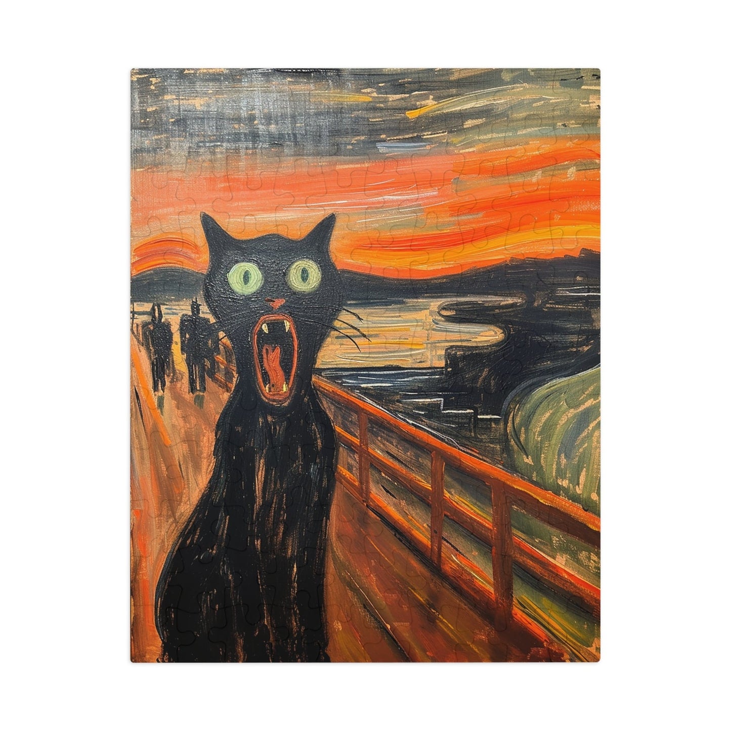 The Cat Scream Jigsaw Puzzle (30, 110, 252, 500,1000-Piece)