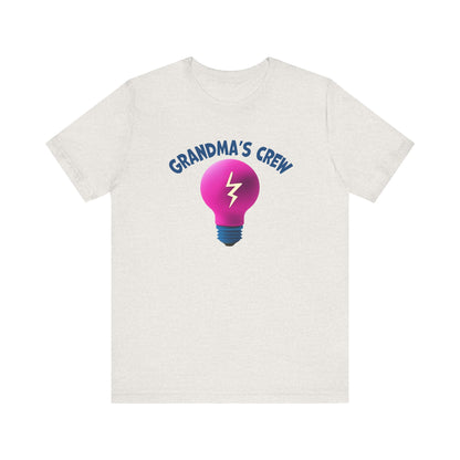 Grandma's Crew  Unisex Jersey Tee - Fun Gift for Grandparents