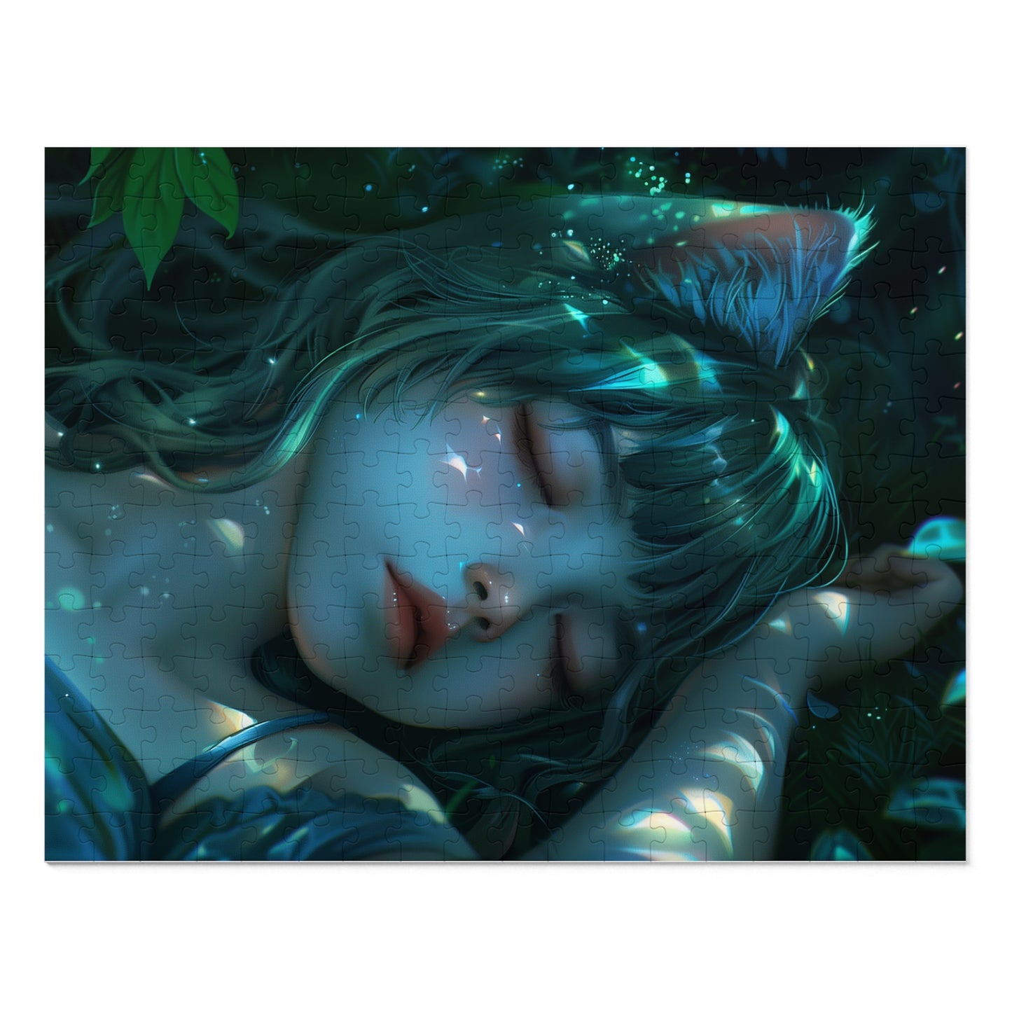 Anime Sleeping Girl  Jigsaw Puzzle (30, 110, 252, 500,1000-Piece)