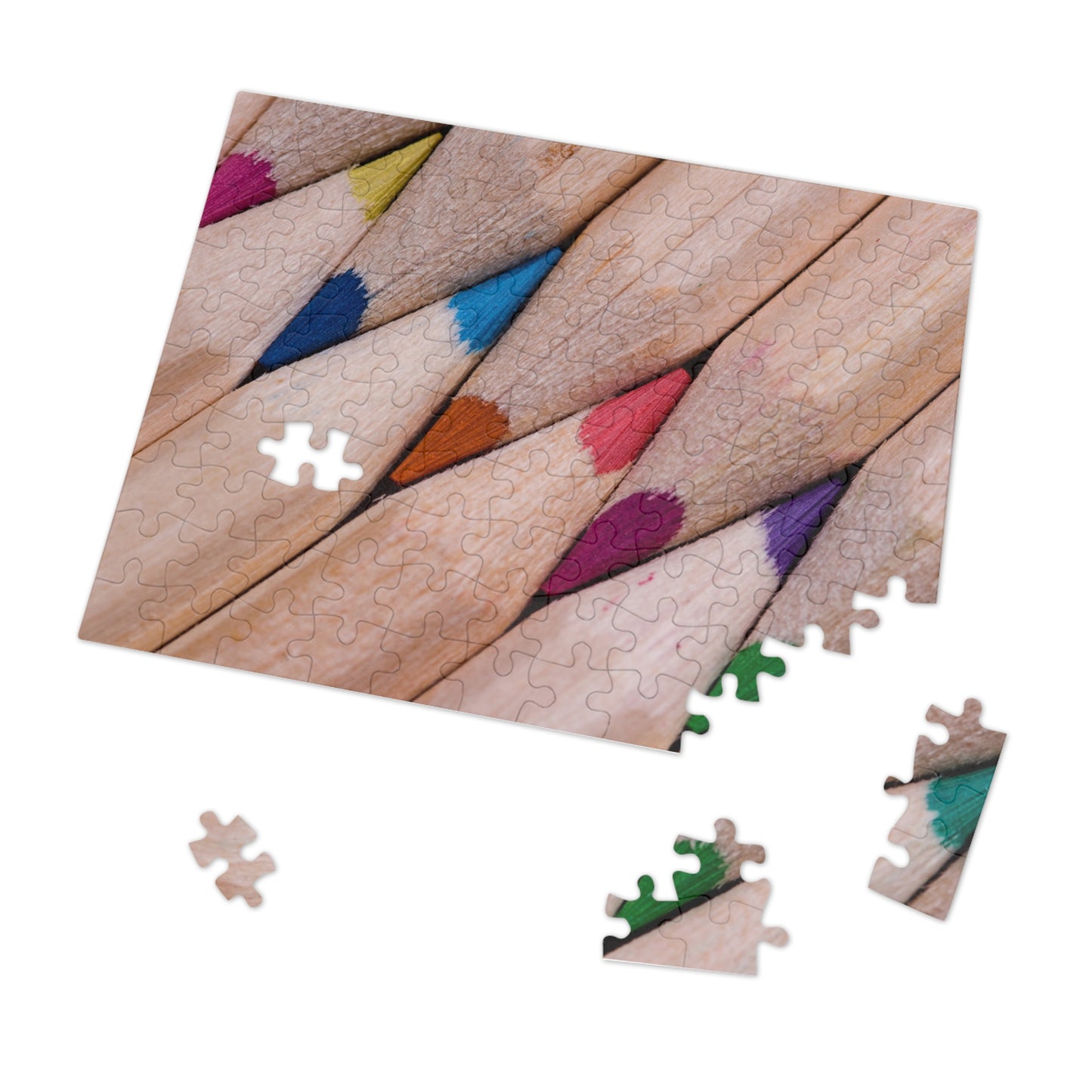 Colored Pencils  Jigsaw Puzzle (30, 110, 252, 500,1000-Piece)
