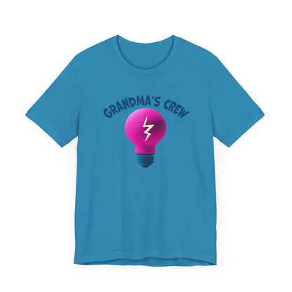 Grandma's Crew  Unisex Jersey Tee - Fun Gift for Grandparents