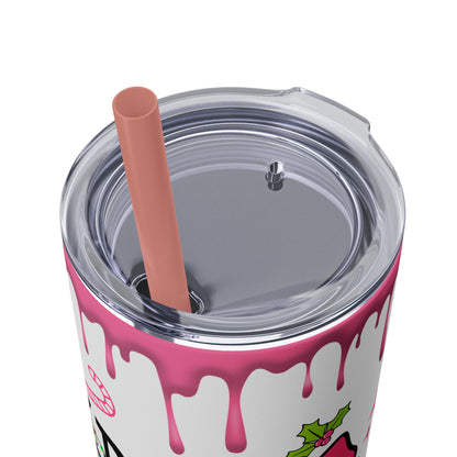 Grinch Daily Schedule  Skinny Tumbler with Straw, 20oz