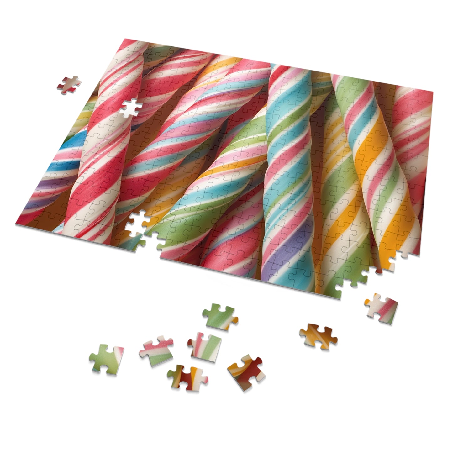 Candy Sticks  Jigsaw Puzzle (30, 110, 252, 500,1000-Piece)