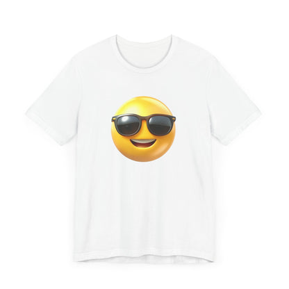 Sunglasses Emoji   Unisex Jersey Short Sleeve Tee