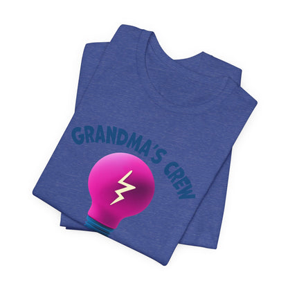 Grandma's Crew  Unisex Jersey Tee - Fun Gift for Grandparents