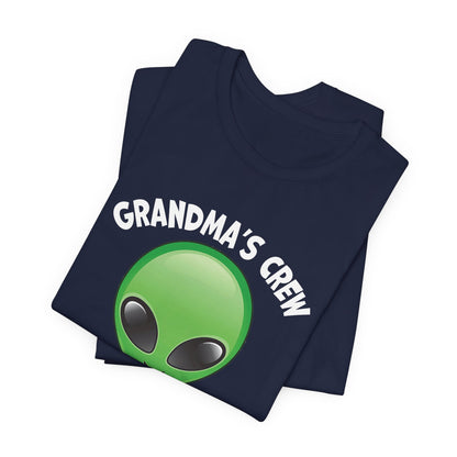 Grandma's Crew Alien  T-Shirt | Unisex Jersey Tee