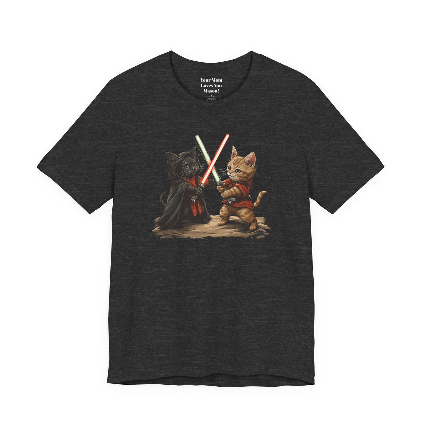 Kitty Star Wars Battle Unisex Jersey Short Sleeve Tee