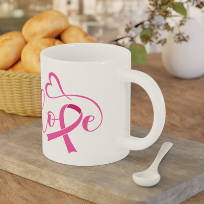 Hope Breast Cancer Motivational Ceramic Mugs (11oz\15oz\20oz)