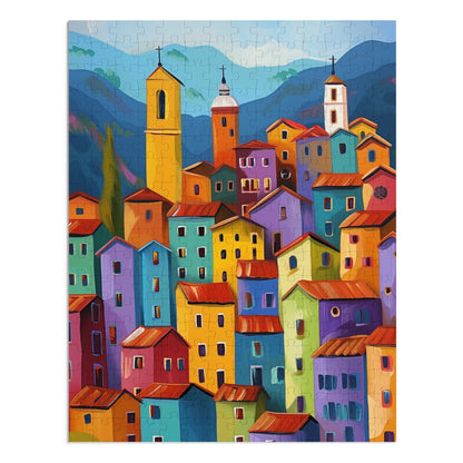 Italian Village Jigsaw Puzzle (30, 110, 252, 500,1000-Piece)