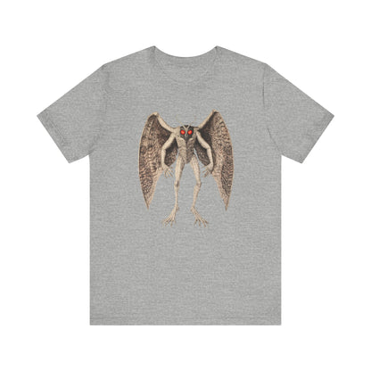 Mothman Unisex Jersey Tee - Paranormal Graphic T-Shirt