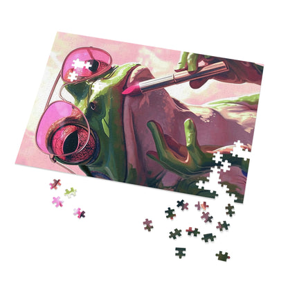 Diva Frog  Jigsaw Puzzle (30, 110, 252, 500,1000-Piece)