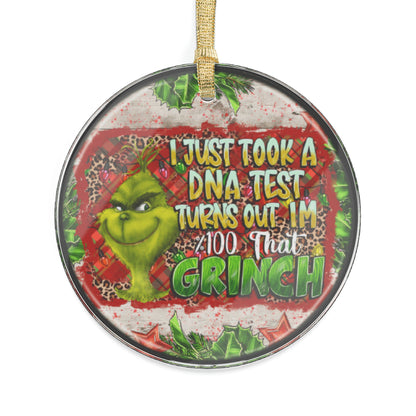 100% Grinch DNA Acrylic Ornaments