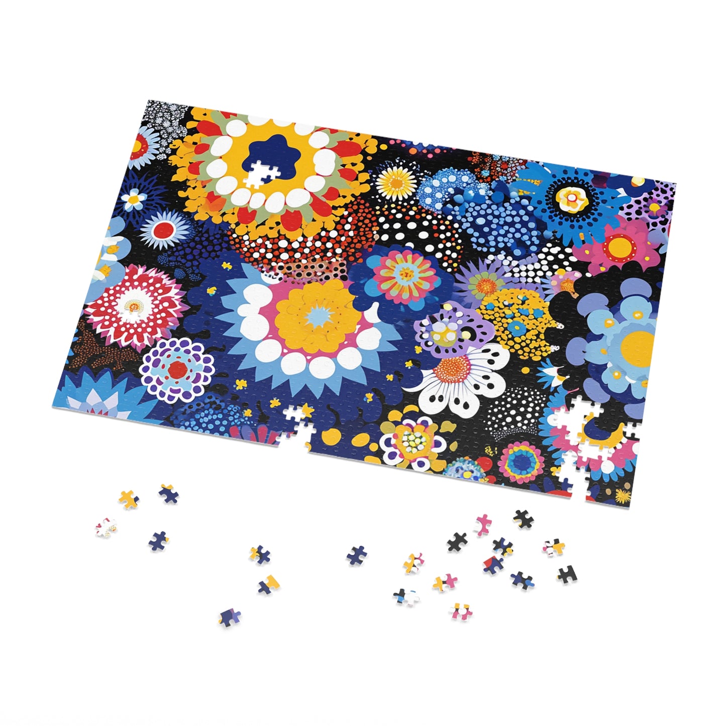 Kazumasa Nagai Style Flowers  Jigsaw Puzzle (30, 110, 252, 500,1000-Piece)