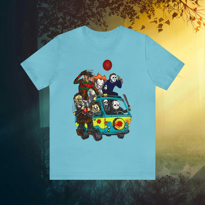 Horror Mystery Machine Unisex Jersey Short Sleeve Tee