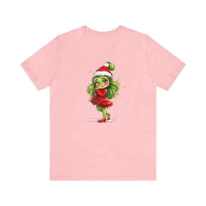 Lady Grinch  Unisex Jersey Short Sleeve Tee