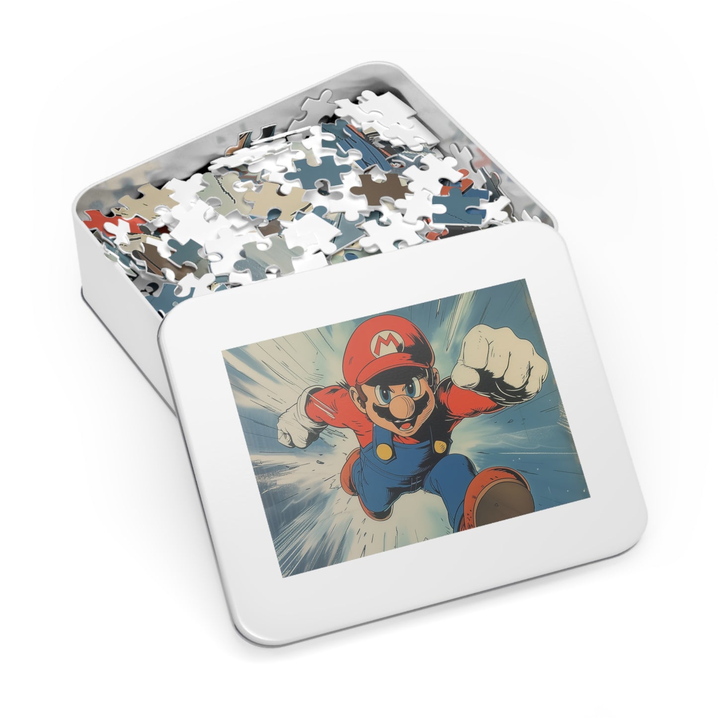 Mario Power Jigsaw Puzzle (30, 110, 252, 500,1000-Piece)