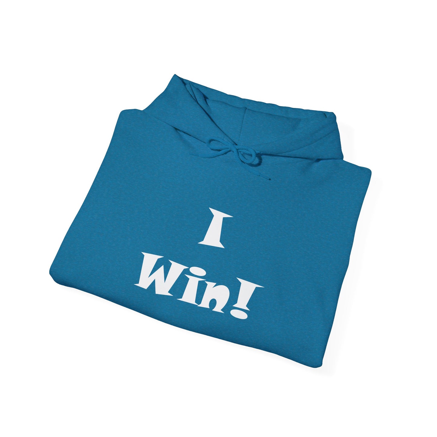 I Win! Unisex Heavy Blend™ Hooded Sweatshirt - Motivational Hoodie for Celebrations