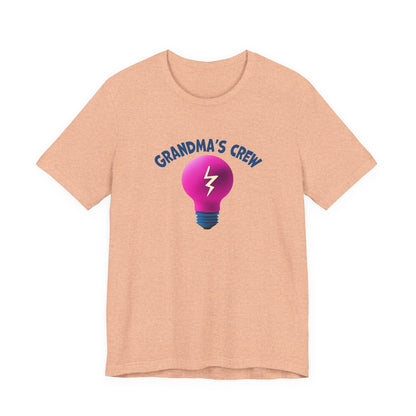 Grandma's Crew  Unisex Jersey Tee - Fun Gift for Grandparents