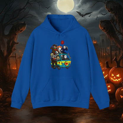 Mystery Machine Horror Friends Unisex Heavy Blend™ Hooded Sweatshirt