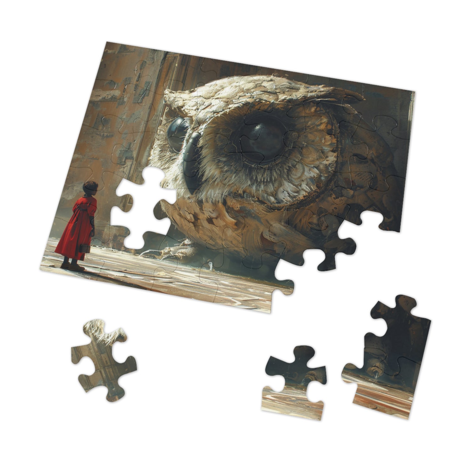 Anime Giant Owl Jigsaw Puzzle (30, 110, 252, 500,1000-Piece)