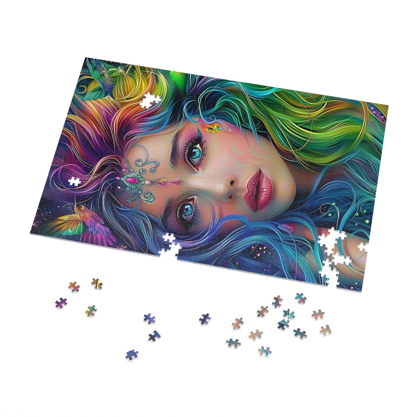 Hummingbird Princess Jigsaw Puzzle (30, 110, 252, 500,1000-Piece)