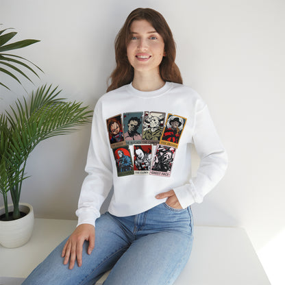 Horror Friends Tarot Cards Unisex Heavy Blend™ Crewneck Sweatshirt