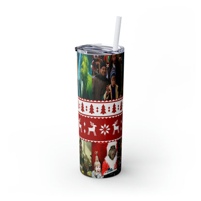 Christmas Memories  Skinny Tumbler with Straw, 20oz