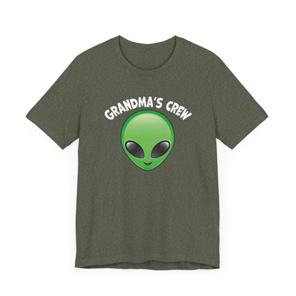 Grandma's Crew Alien  T-Shirt | Unisex Jersey Tee