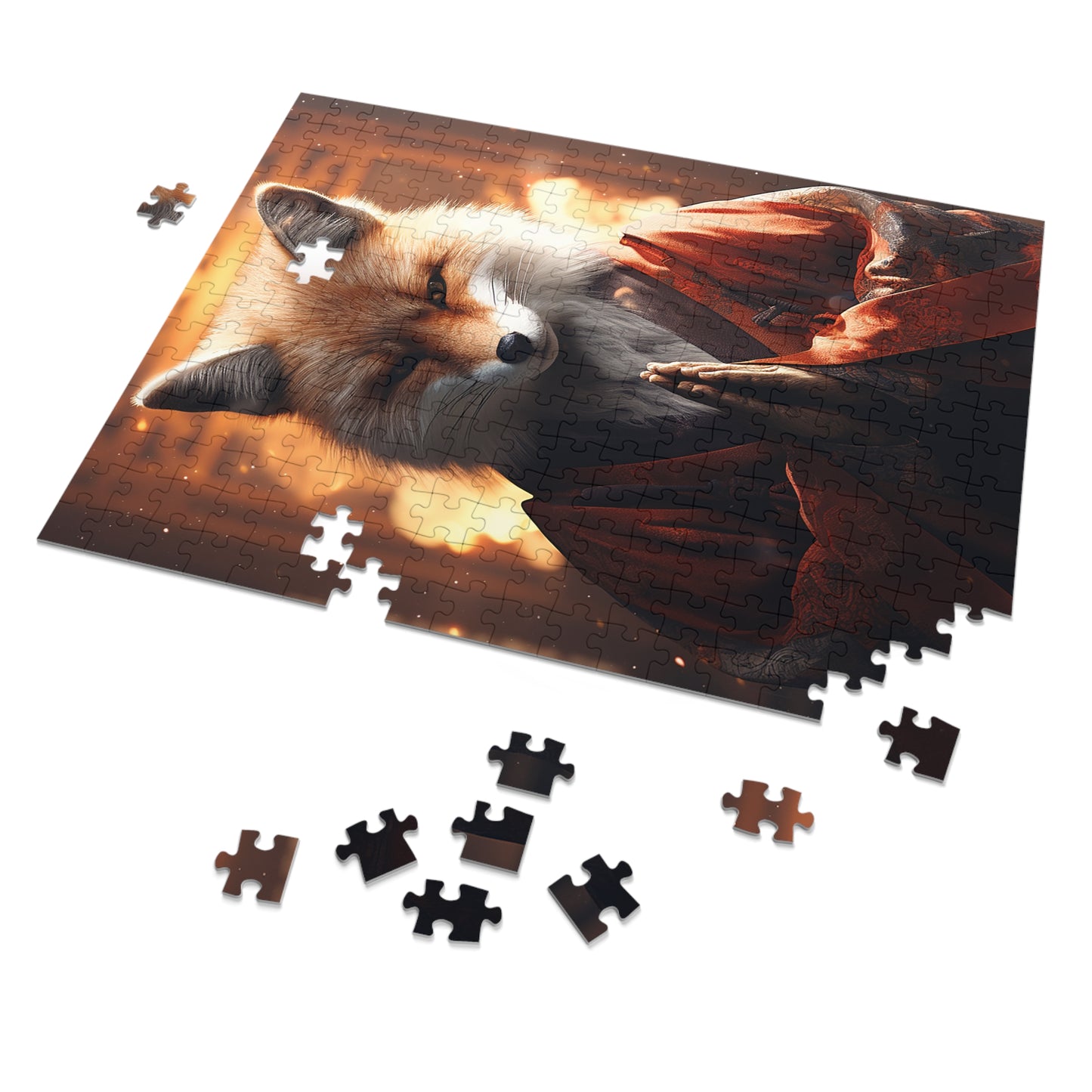 Sensei Fox Jigsaw Puzzle (30, 110, 252, 500,1000-Piece)