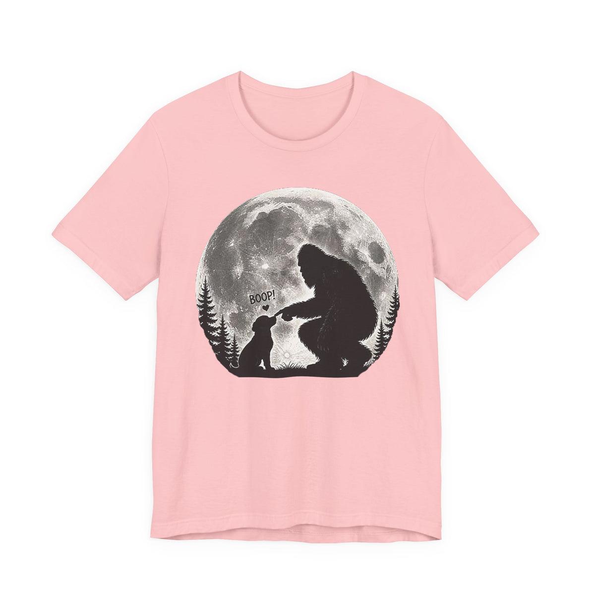 Bigfoot Boops Sweet Puppy Dog Unisex Jersey Short Sleeve Tee