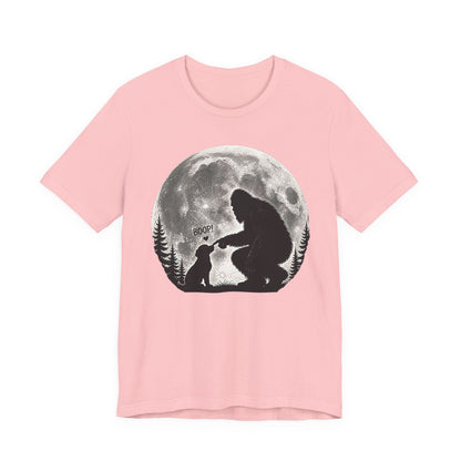 Bigfoot Boops Sweet Puppy Dog Unisex Jersey Short Sleeve Tee