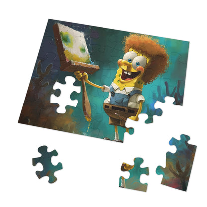 SpongeBob Ross Jigsaw Puzzle (30, 110, 252-Piece)