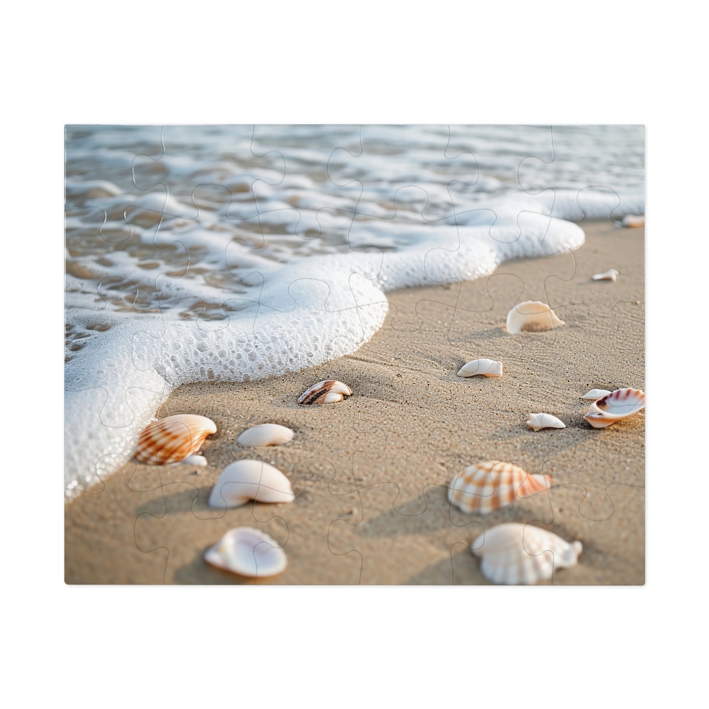 Sea Shells by the Sea Shore  Jigsaw Puzzle (30, 110, 252, 500,1000-Piece)