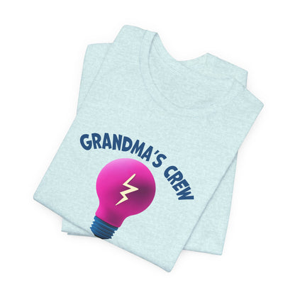 Grandma's Crew  Unisex Jersey Tee - Fun Gift for Grandparents