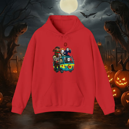 Mystery Machine Horror Friends Unisex Heavy Blend™ Hooded Sweatshirt