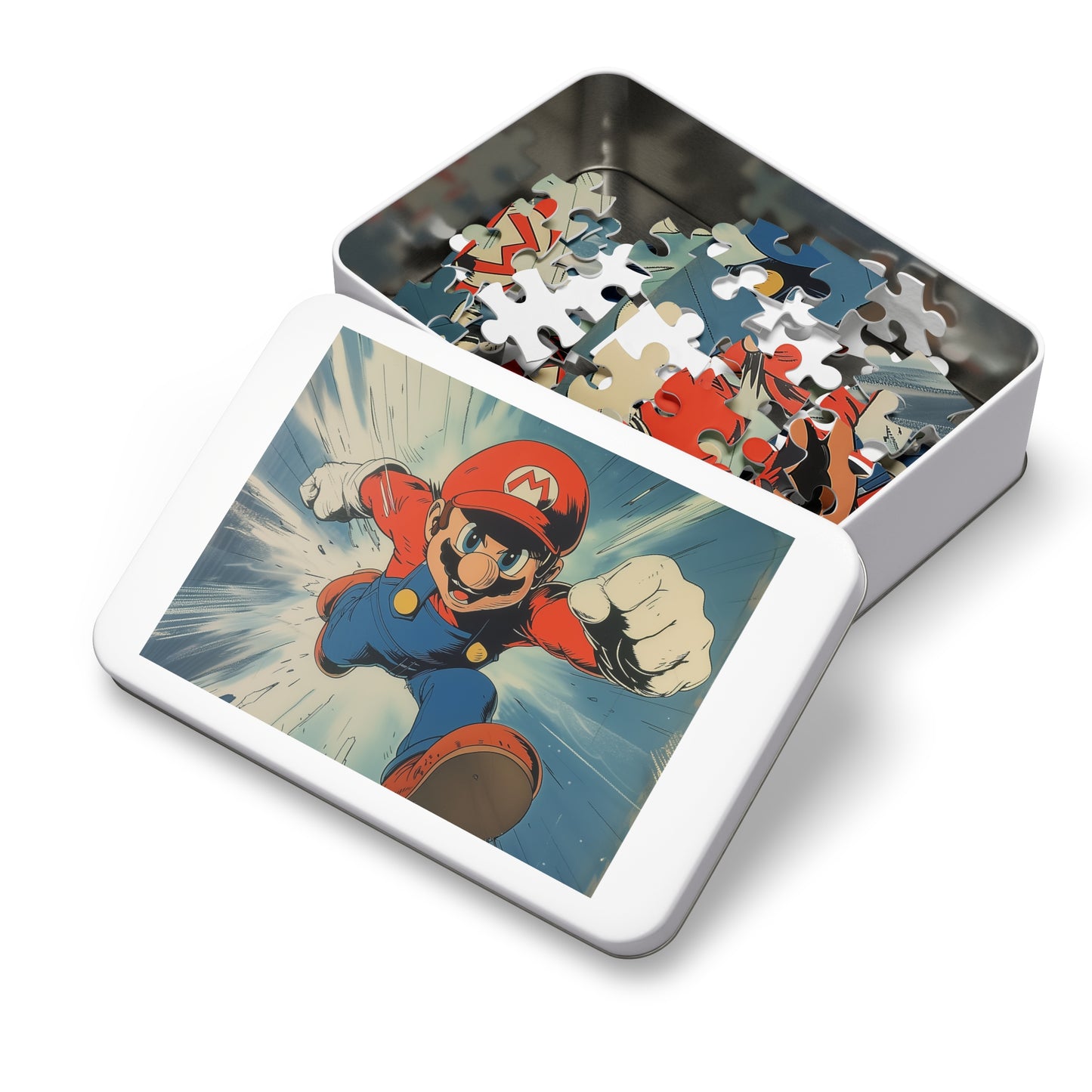 Mario Power Jigsaw Puzzle (30, 110, 252, 500,1000-Piece)