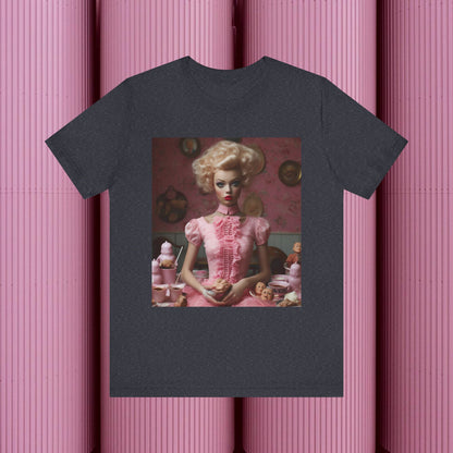 Creepy Barbie Doll Unisex Jersey Short Sleeve Tee
