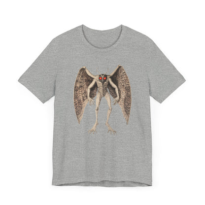 Mothman Unisex Jersey Tee - Paranormal Graphic T-Shirt