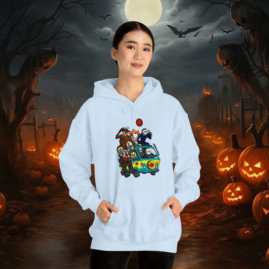 Mystery Machine Horror Friends Unisex Heavy Blend™ Hooded Sweatshirt